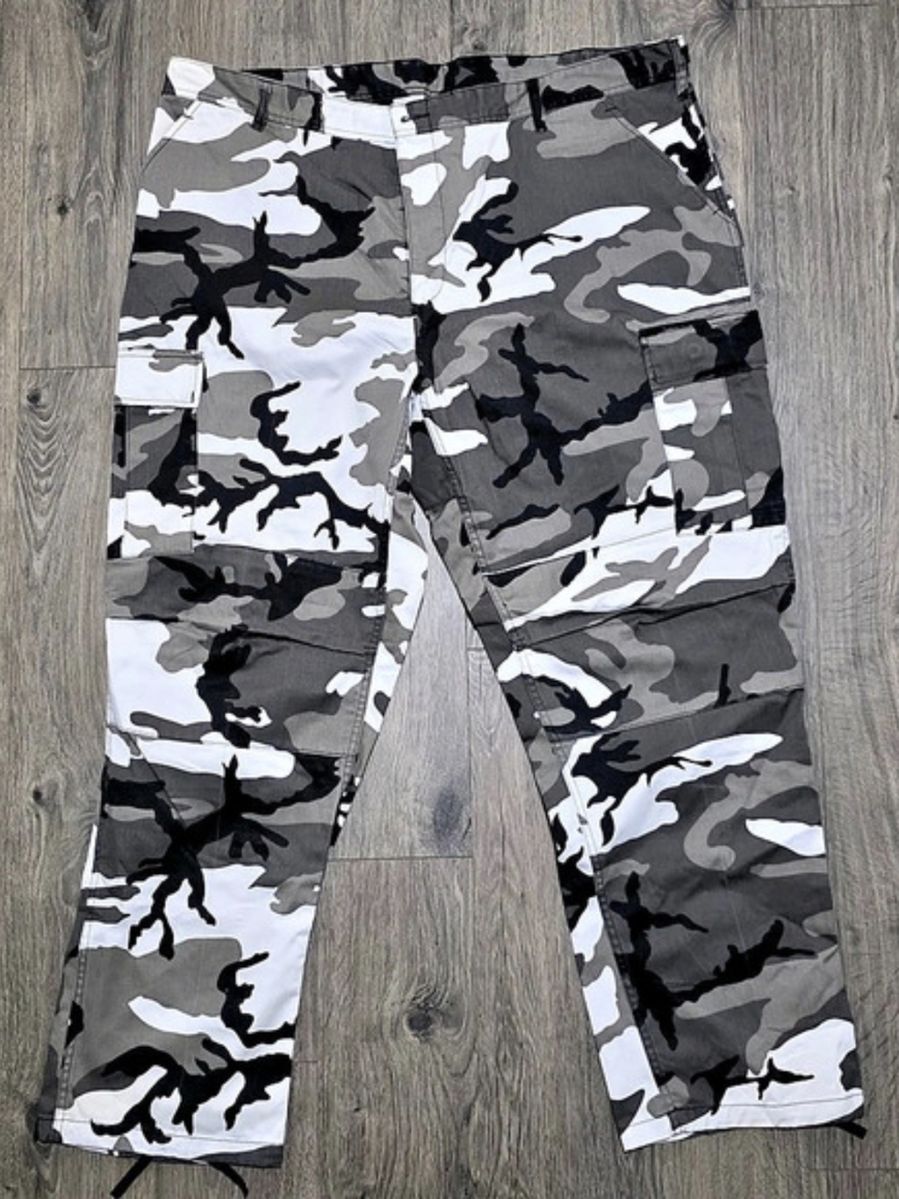 Rothco Ultra Force BDU Cargo Pants Camo Cargo Pants Gray & Black XX-Large